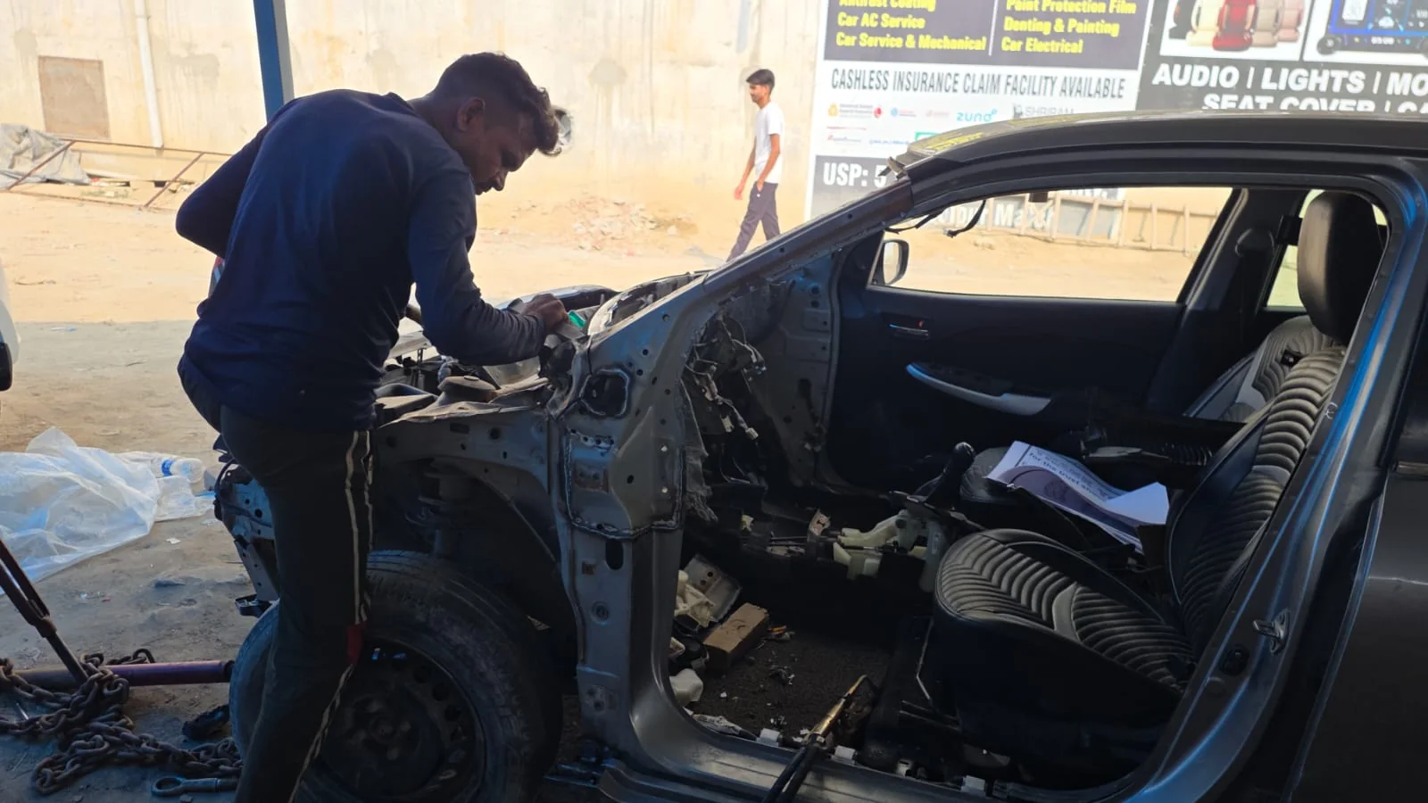 Car diagnostics using laptop